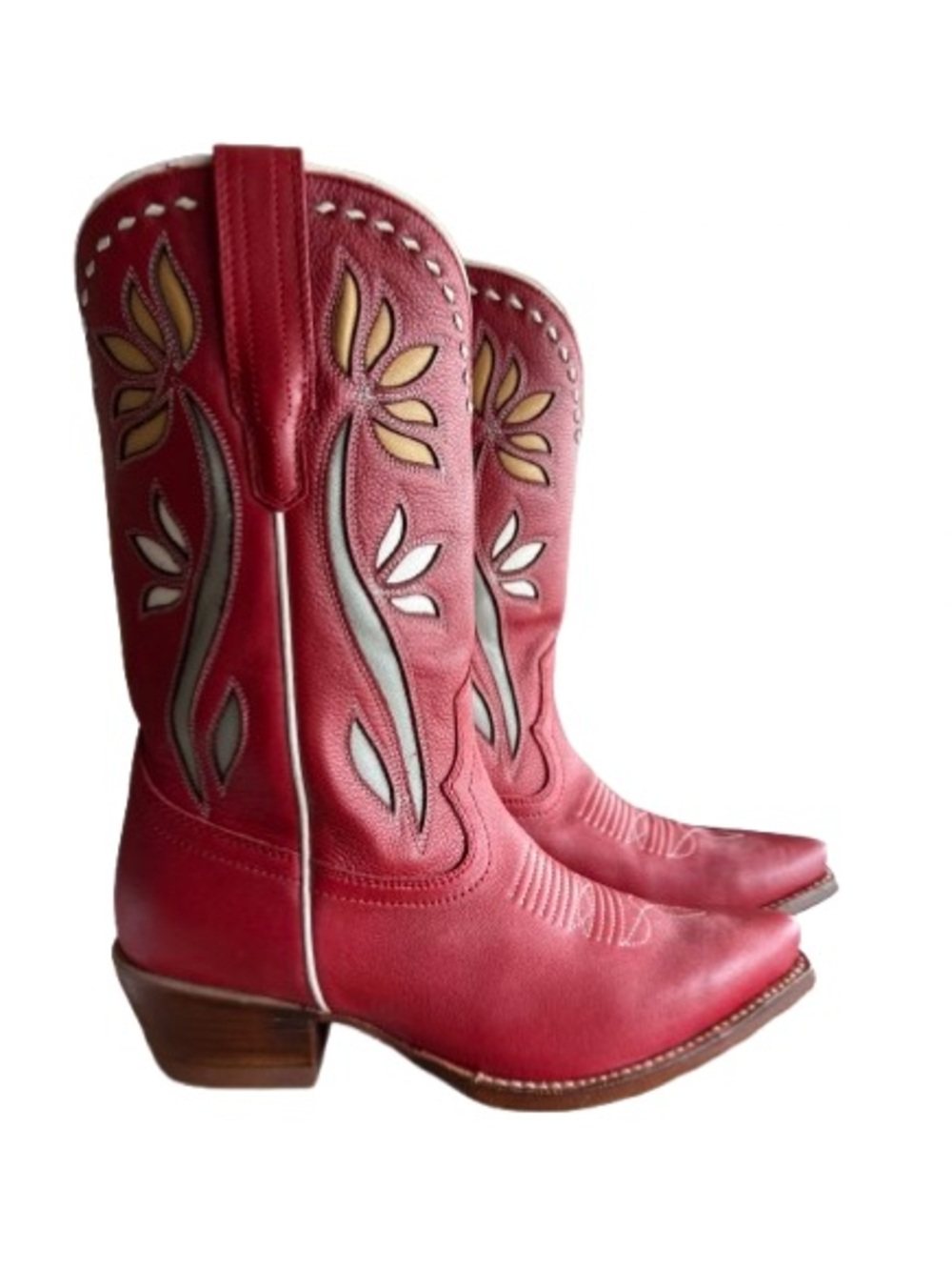 Tecovas Sadie Cherry Bloom Cowboy Boots